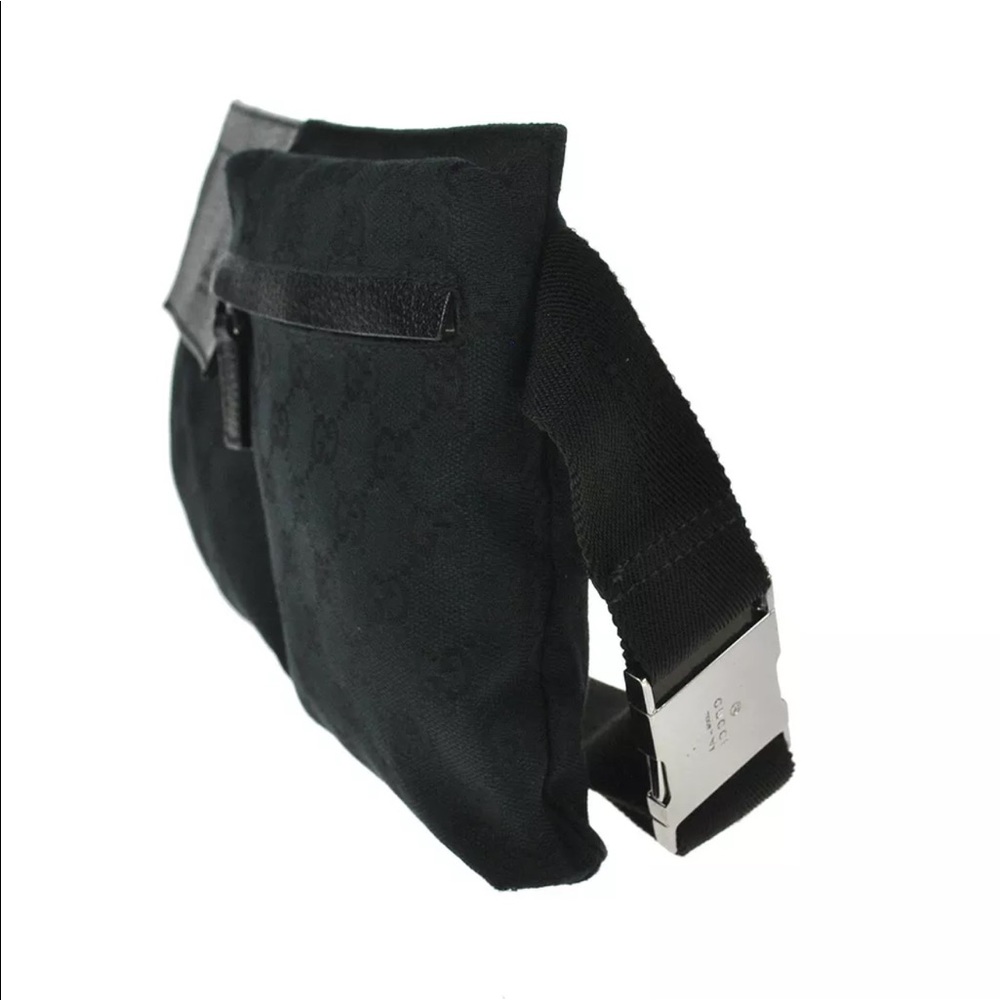 Authentic Gucci black waist bag fanny pack bum bag - Picture 5 of 13